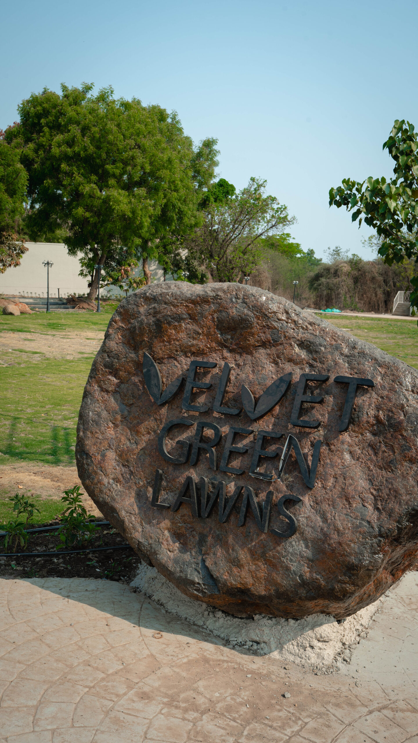 rock garden at The Silk Route Resort, Manchar