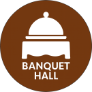 Banquet Hall in The Silk Routee Resort, Manchar